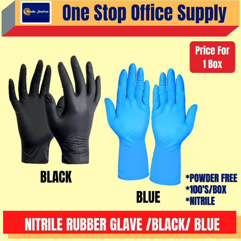 NITRILE EXAMINATION GLOVES / ALL SIZE / RUBBER Glove /Nitrile Gloves /Disposable Nitrile Gloves