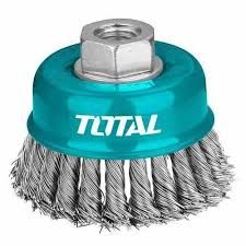 TOTAL Wire Cup Brush With Nut 3"/4"/5" (M10)