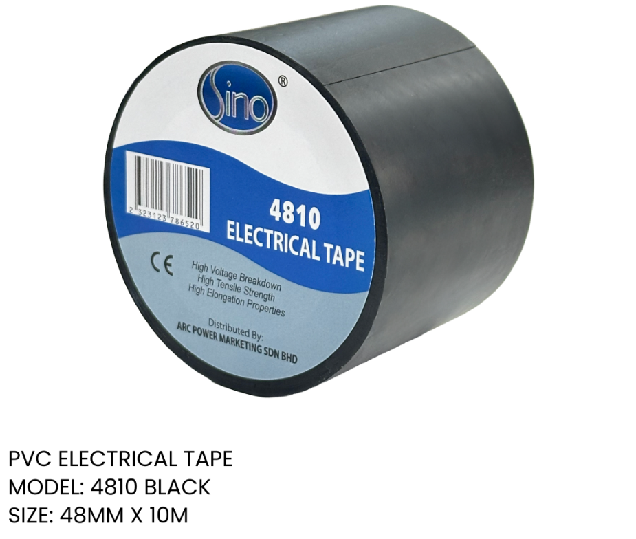 SINO - PVC ELECTRICAL TAPE (MODEL: 4810) 48MM * 10METER