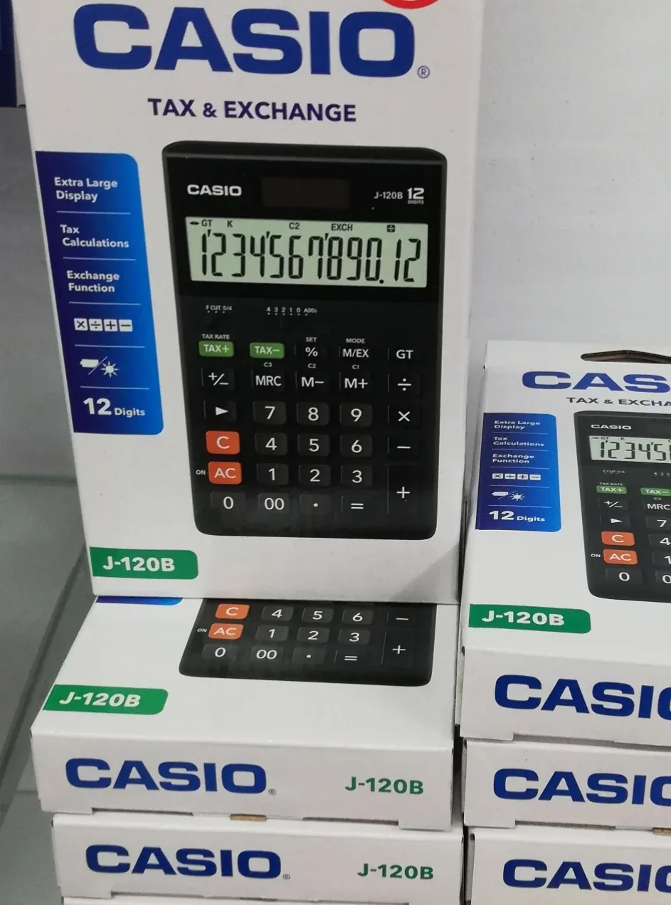 Calculator Casio J-120B Extra large display