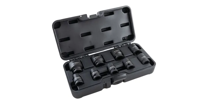 PM9M 1/2" SQUARE DRIVE IMPACTSOCKET SET 9PC