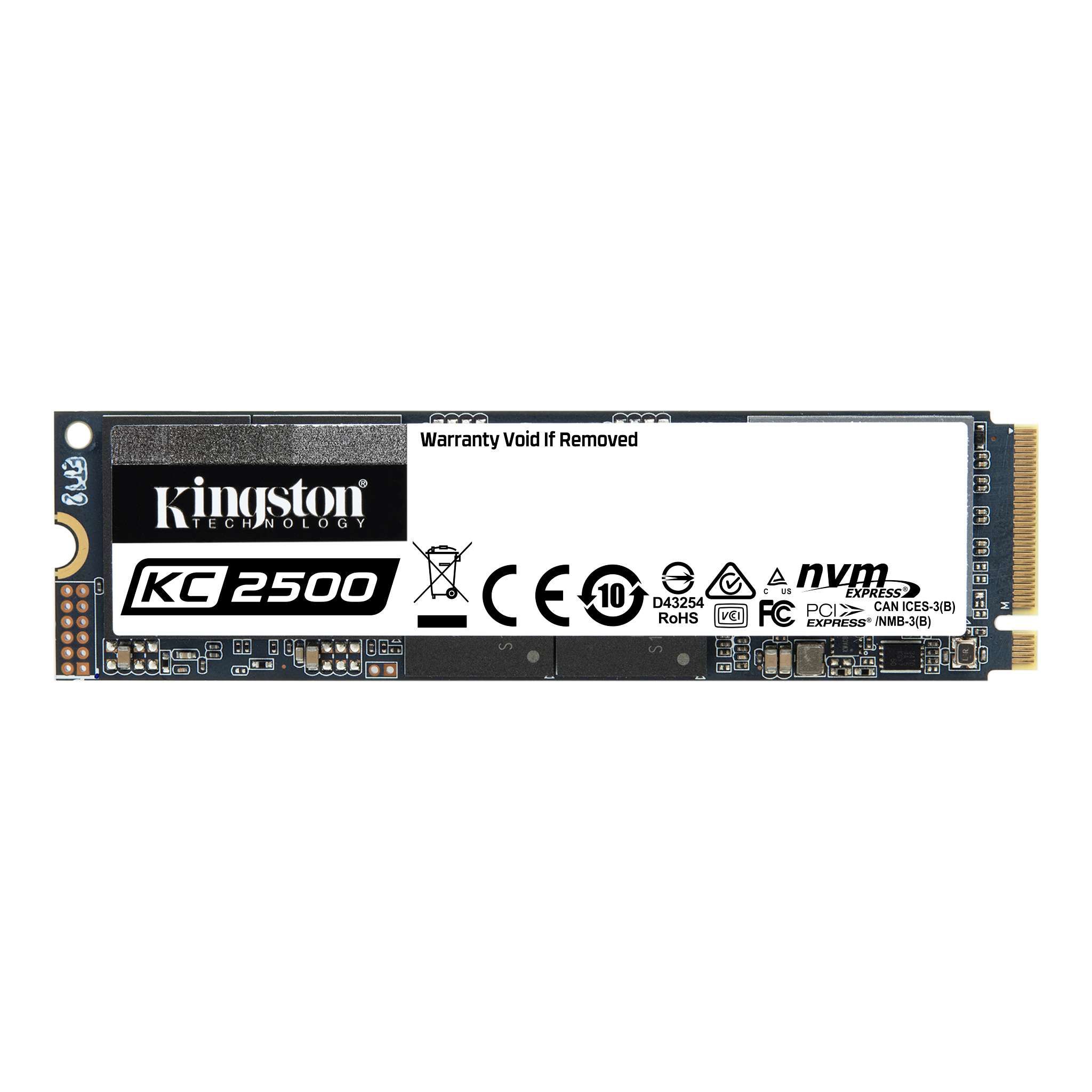 Genuine Malaysia Kingston Warranty - KINGSTON KC2500 M.2 PCIE NVME GEN (G3X4) 1TB SSD