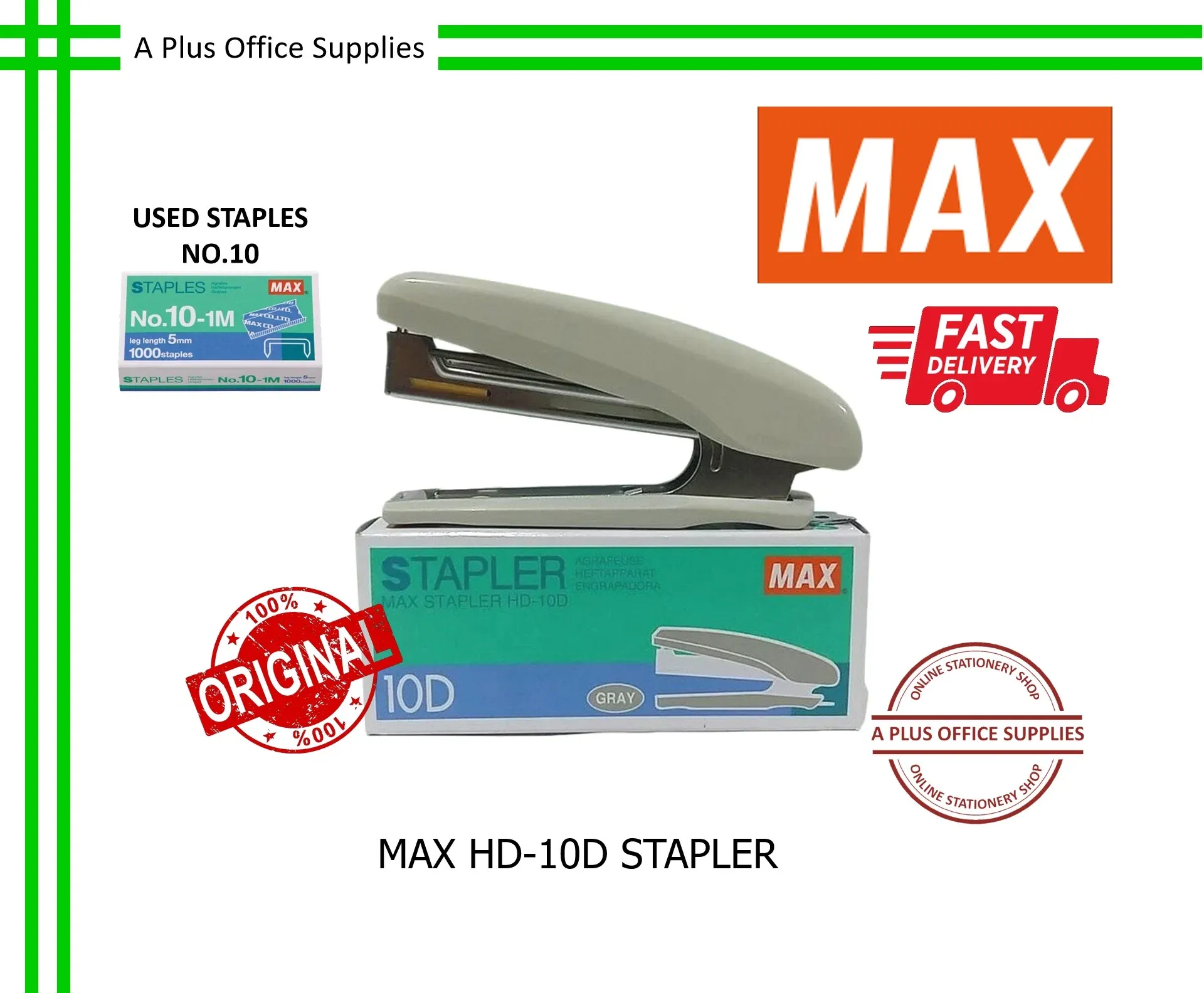 MAX HD-10D Stapler / Pengokot