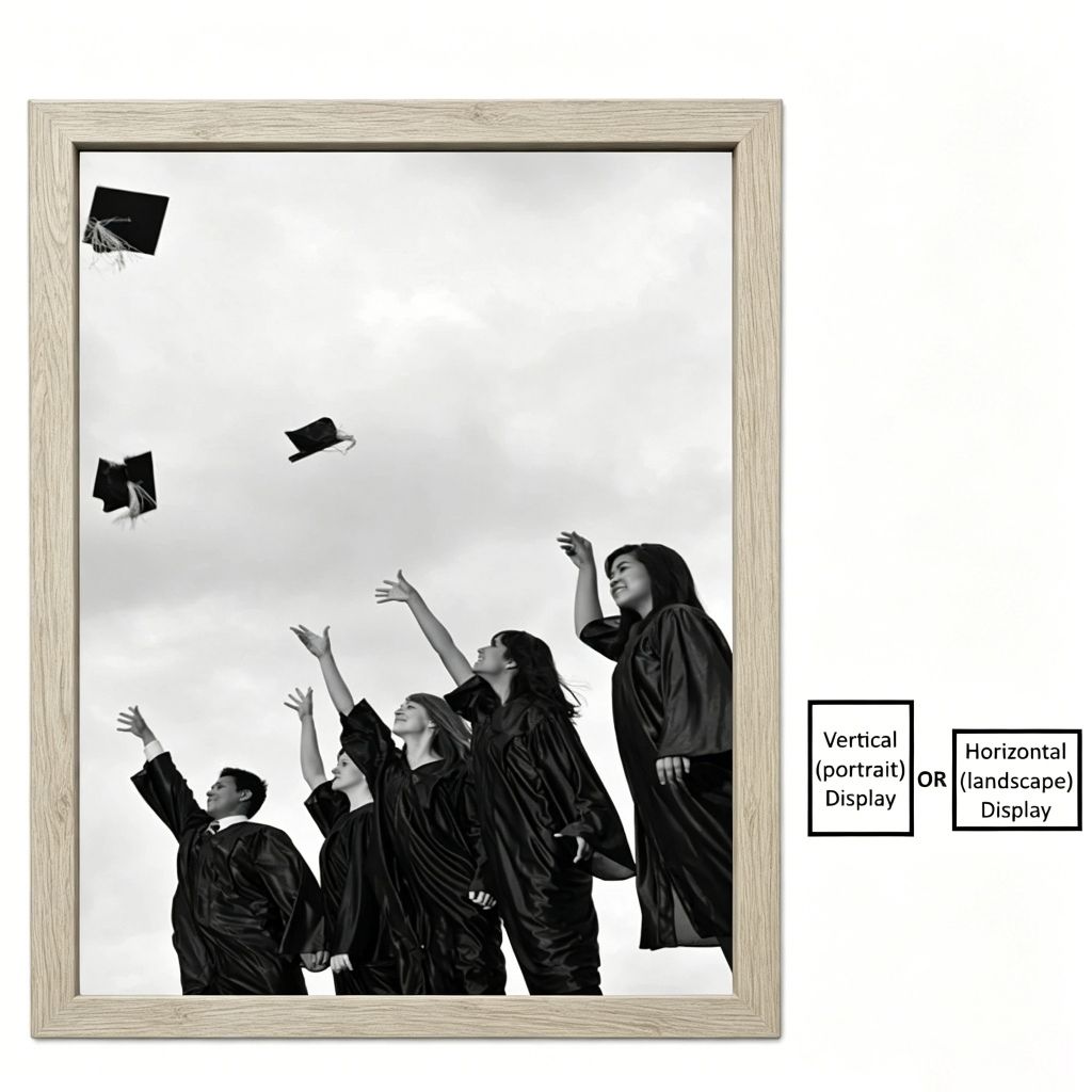 QP MODERN A2 POSTER CERTIFICATE PHOTO FRAME