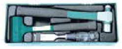 JONNESWAY 3PCS HAMMER & WOOD CHISEL SET