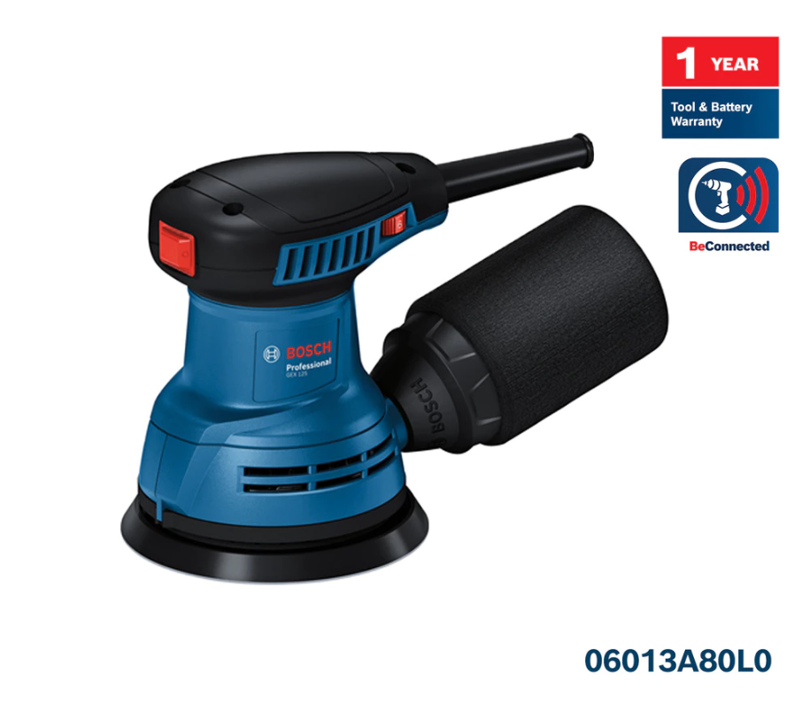 BOSCH GEX 125 PROFESSIONAL RANDOM ORBIT SANDER (06013A80L0)