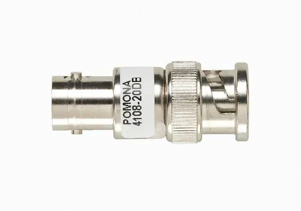 Fluke PCN50 4108-20DB Atten,coax,bnc(m),bnc(f),50 0hm,20db