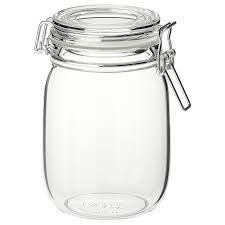 N/A Jar with Lid Korken 1L