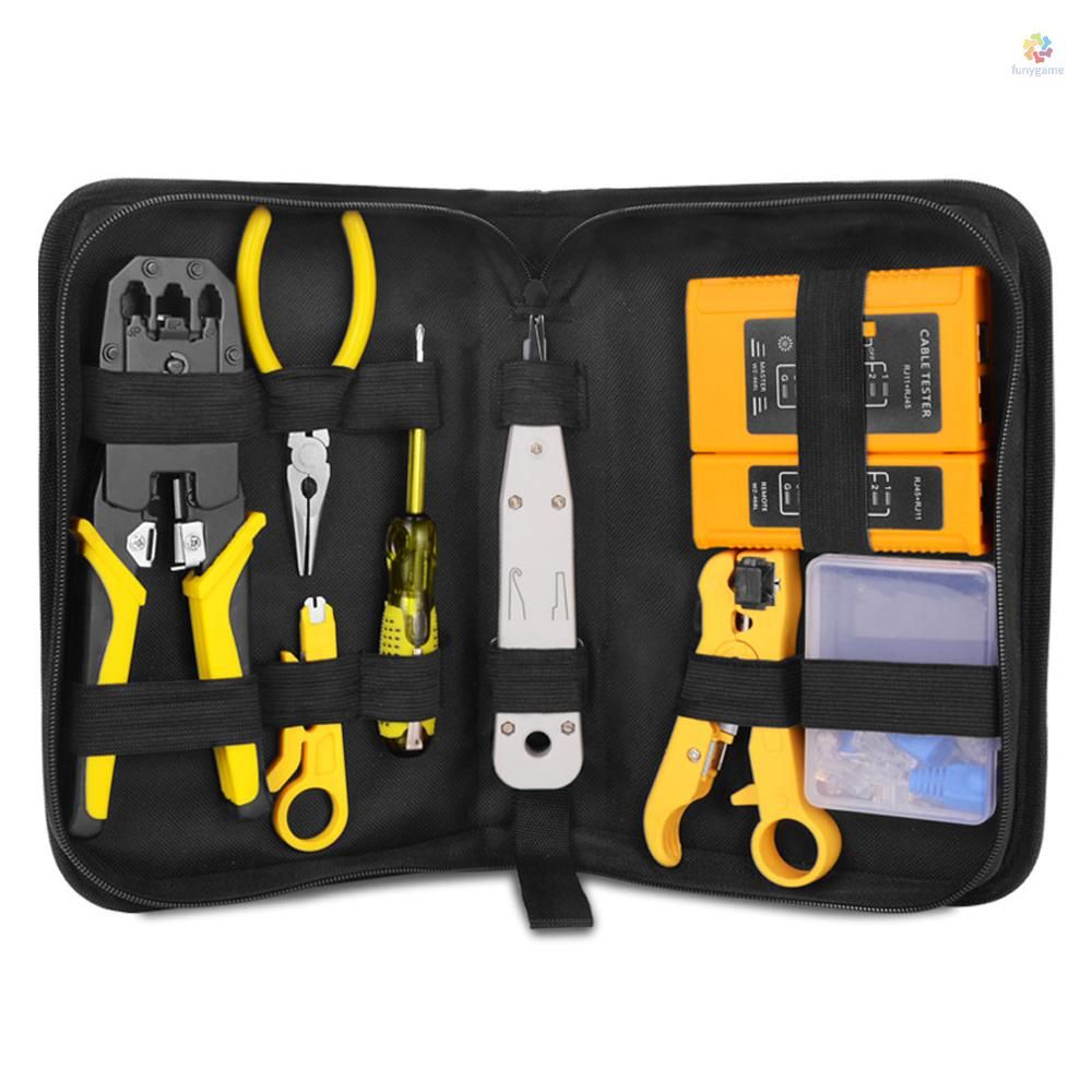 Handskit RJ45 RJ11 RJ12 Crimping Tool Set