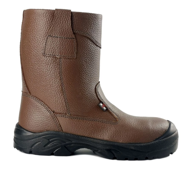 Black Hammer High-cut Slip Ons - Brown (UK 13)