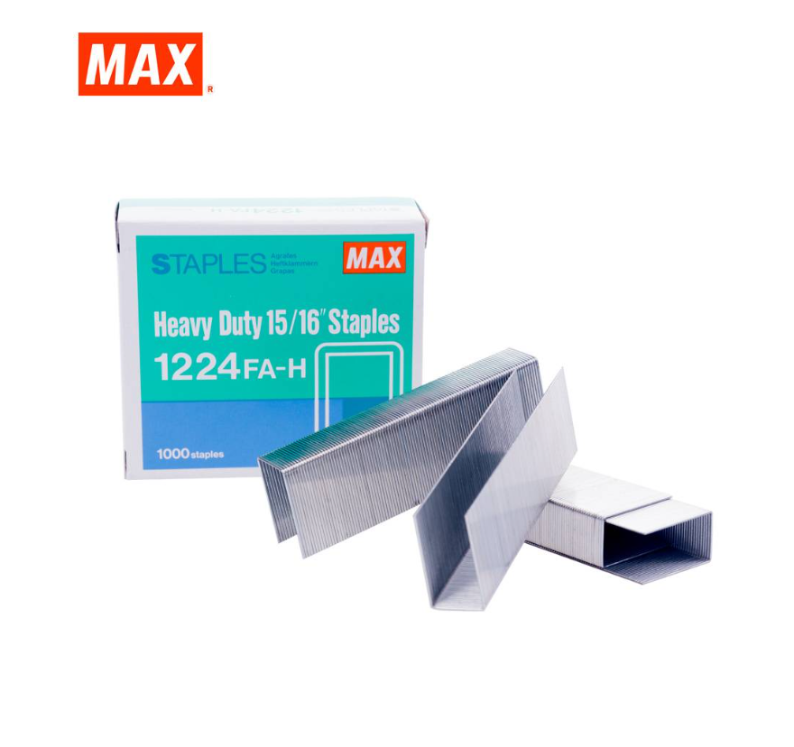 MAX 1224FA-H STAPLES (STAPLER BULLET) - 1000 STAPLES / BOX