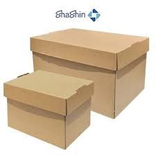 Storage Box Die-Cut Box Moving Box Document Box Office Box - Kraft Paper - High Quality