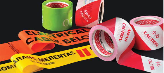 TAPE CAUTION / AWAS Size: WIDTH 48mm x THICKNESS 50Meter