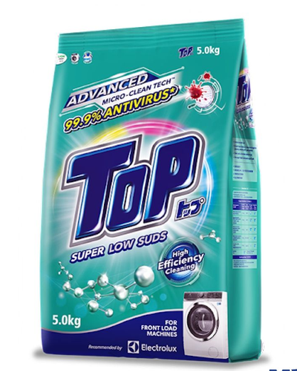 *Top Detergent Powder Super Low Suds 5KG