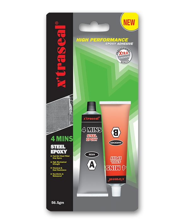 Xtraseal 4 Minutes Epoxy Steel (tube )