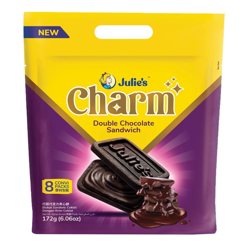 Julie's Charm Double Chocolate Sandwich86g