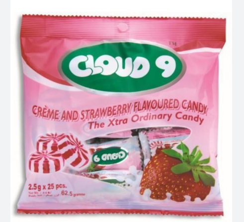 Cloud 9 Candy Creme & Strawberry 25 x 2.5 g