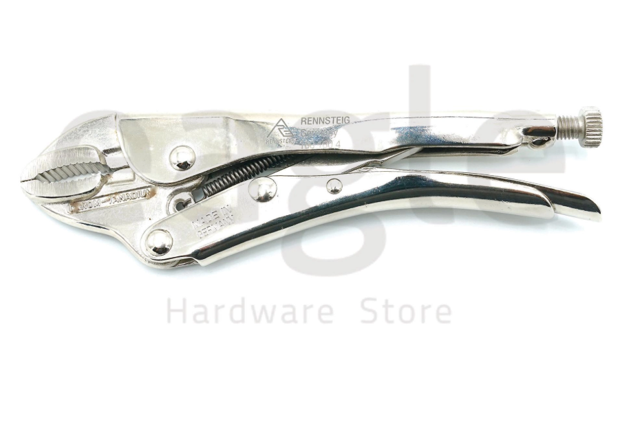 RENNSTEIG 1601804 7" LOCK GRIP PLIERS WITH QUICK RELEASE