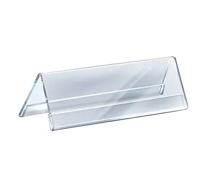 Stand Name Transparent 3" X 22cm
