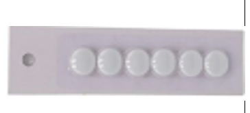 QP Magnetic Whiteboard Button 20MM White - Pack of 6