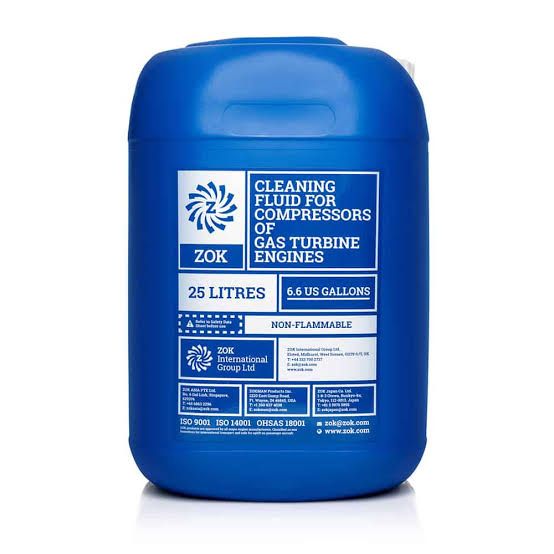 ZOK 27 Gas Turbine Compressor Cleaner & Corrosion Inhibitor 25L
