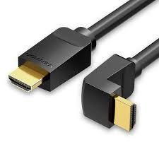 HDMI Cable Right Angle 90 Degree Elbow HDMI 2.0 Cable 4K Ultra HD 3D 1080P Support Ethernet and Audio Return ARC Compatible