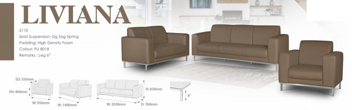 ITA OFFICE SOFA SET - LIVIANA 2110