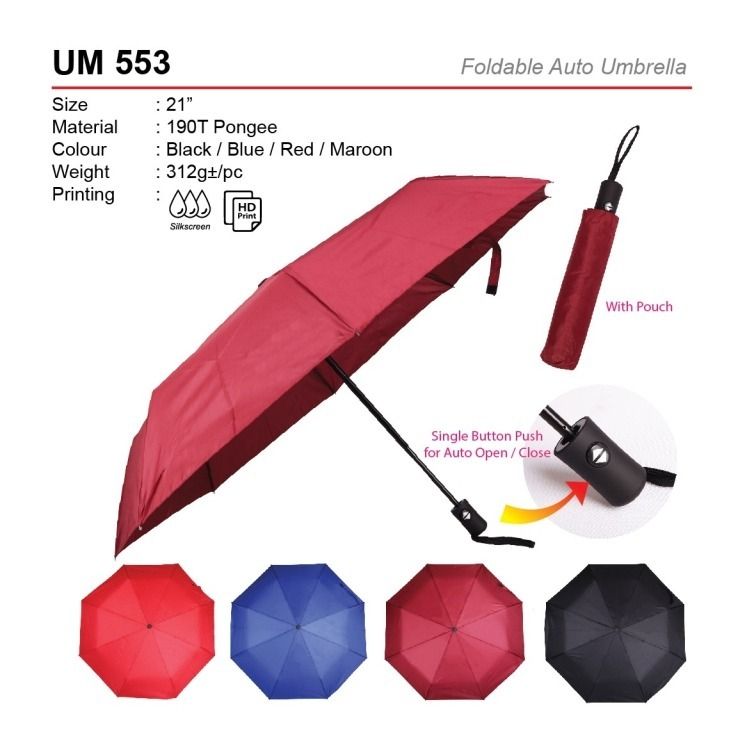 Auto Umbrella With Printing