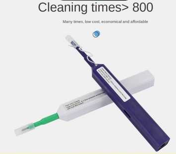 FIBER OPTIC ONE CLICK CLEANER FOR 1.25 LC & 2.5MM FC SC ST FIBER CLEANING PEN CT301