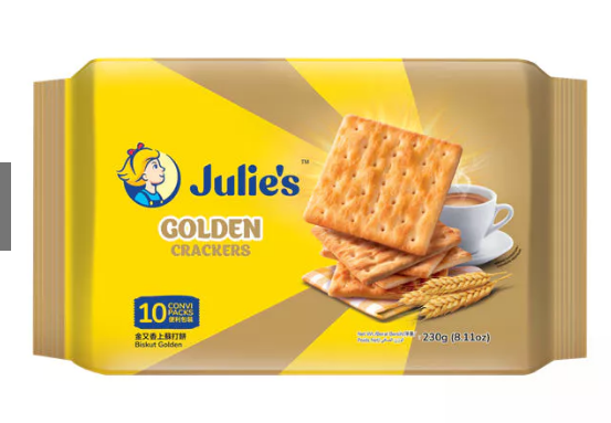 Julie's Golden Crackers 230g