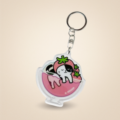 acrycli keychain  4cm X 4CM