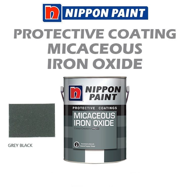 NIPPON HIGH PERFORMANCE PROTECTIVE COATING - MICACEOUS IRON OXIDE - GREY BLACK