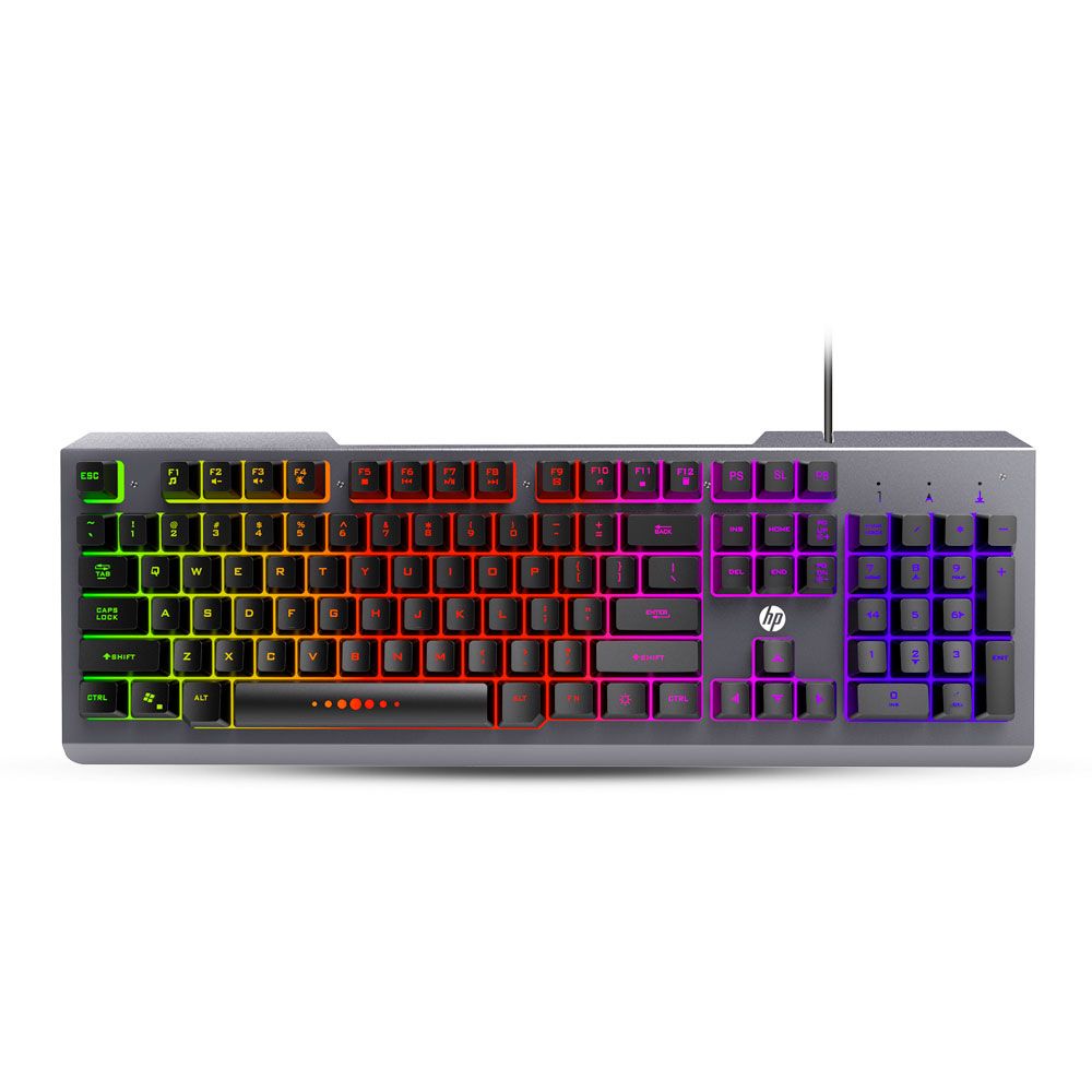 HP *#HP K100 WIRED MEMBRANE GAMING KEYBOARD WITH BACKLIT MULTIMEDIA KEYS