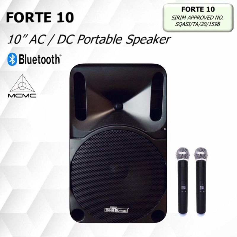 BeeThomax Forte 10 Portable AC/DC Speaker