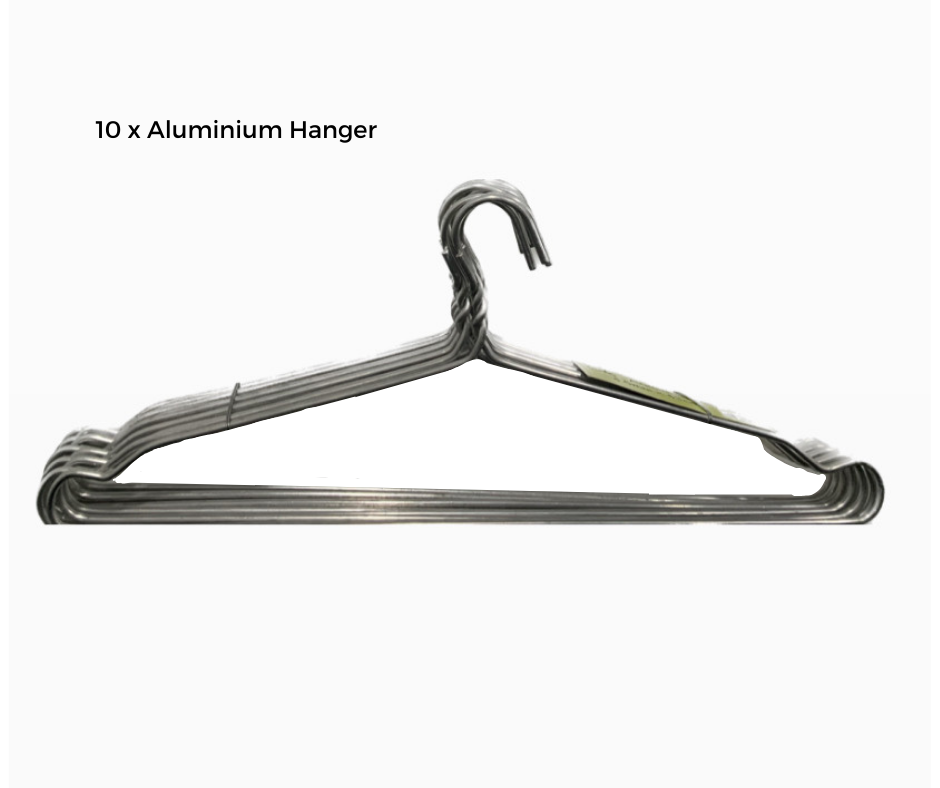 10PCS Premium Non Slip Clothes Hanger Baju Adult Hanger