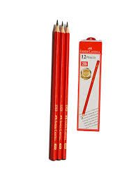 FABER-CASTELL G-PENCIL 1323-2B DIPPED END BOX OF 12