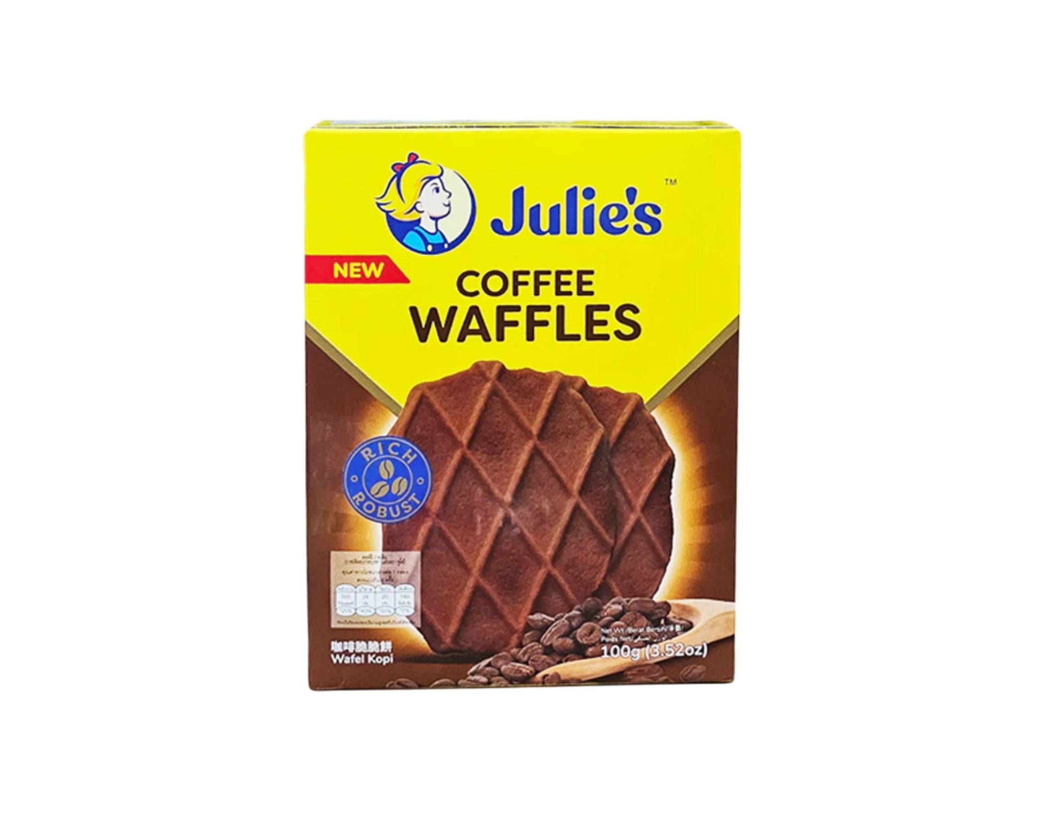 (Loose pack) Julie’s Coffee Waffles 100g