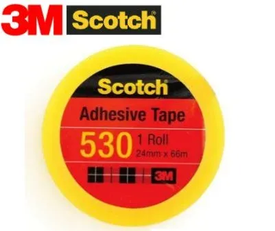 3M Scotch Adhesive Tape 530 3'' core 66m