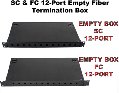 12-PORT SC & FC EMPTY OPTICAL FIBER TERMINATION BOX WITH PIGTAIL FLANGE THICKENING – TBR301