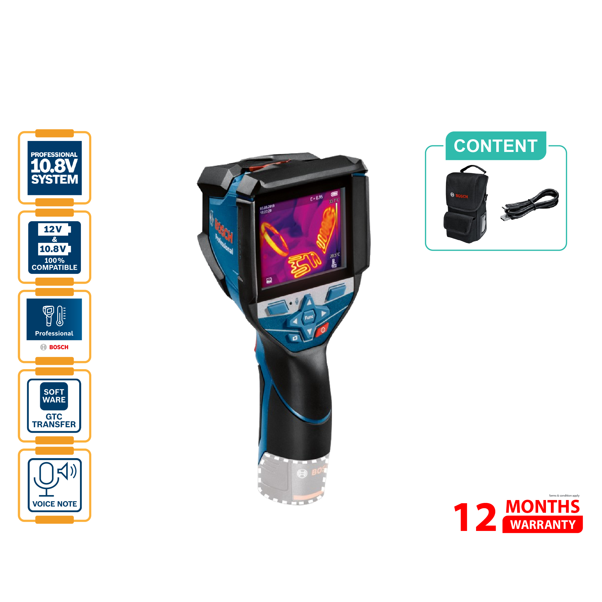 BOSCH GTC 600 C Thermo Camera