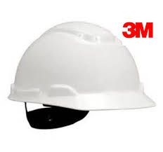 3M SECUREFIT HARD HAT H-701SFR-UV, WHITE, 4 POINTS PRESSURE DIFFUSION RATCHET SUSPENSION WITH UVICATOR