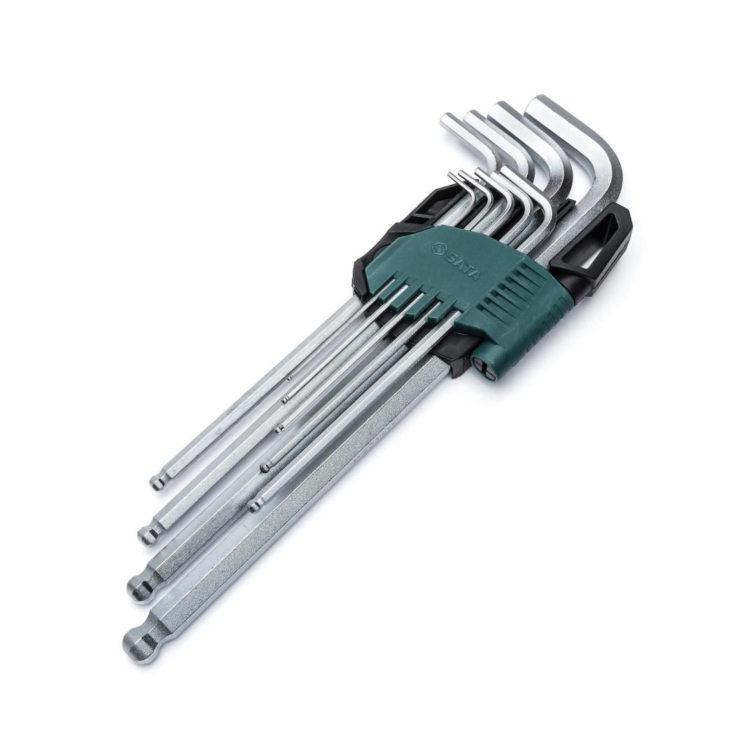 Sata 9PC. EXTRA LONG BALL POINT HEX KEY SET (METRIC)
