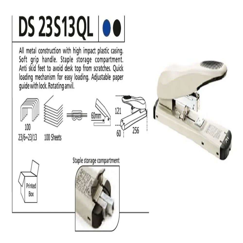 Kangaro Heavy Duty Stapler DS-23S13QL / 384556 High Quality Branded Stapler Punch Up To 100sheets