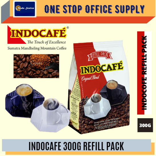 Indocafe Coffee Original Blend pack 300g /Indocafe /Coffee /Instant Coffee Soft Pack /Indocafe Coffee /Indocafe Coffee Original Blend pack