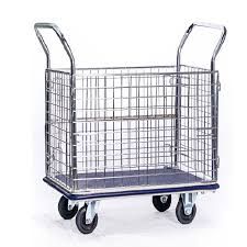 MYSTAR Hand Truck Trolley 90 x 61 x 86 cm up to 300Kg Load Capacity 5"Castor MM307 Trolley with NETTING
