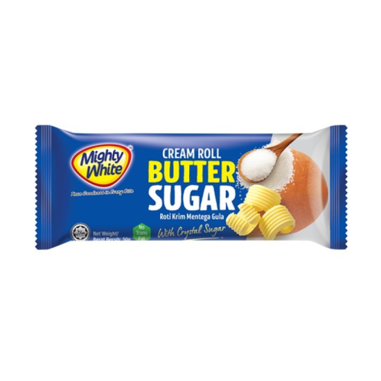 Mighty White Bread Butter Sugar Cream Roll 50G