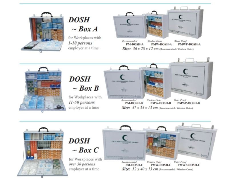 PROMED D.O.S.H. Box A , Box B & Box C. Free delivery