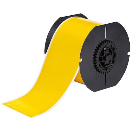 Adhesive Vinyl Label Tape for B30 Printers 4 in W x 100 ft L