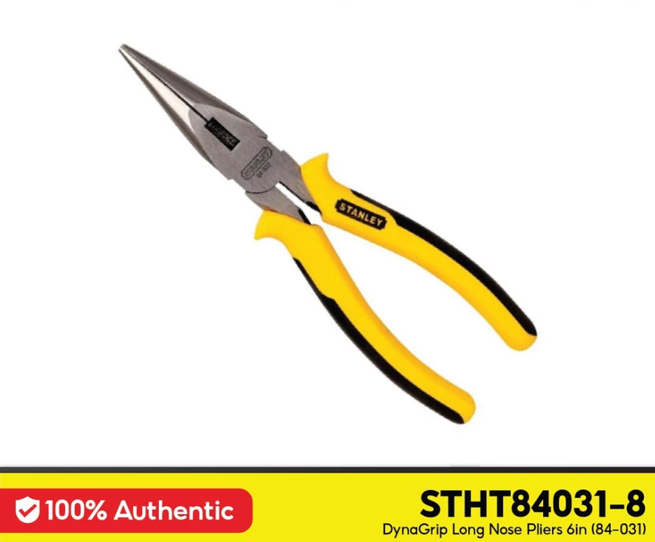STANLEY STHT84031-8 DYNAGRIP LONG NOSE PLIERS 6IN (84-031)