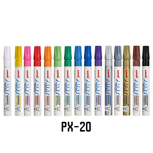 Uni Paint Marker PX20 BLACK BLUE RED ( * Fast Delivery Local Supplier )